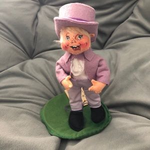 Annalee 7 inch posable Easter boy in lavender suit